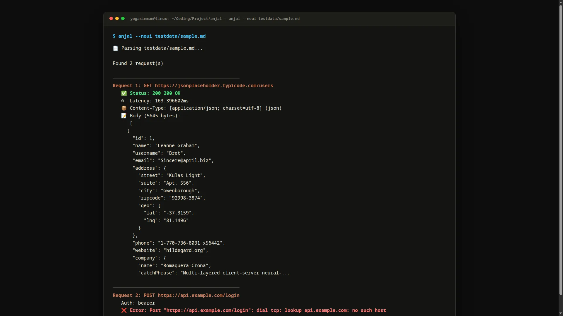 Pure Command-Line Execution