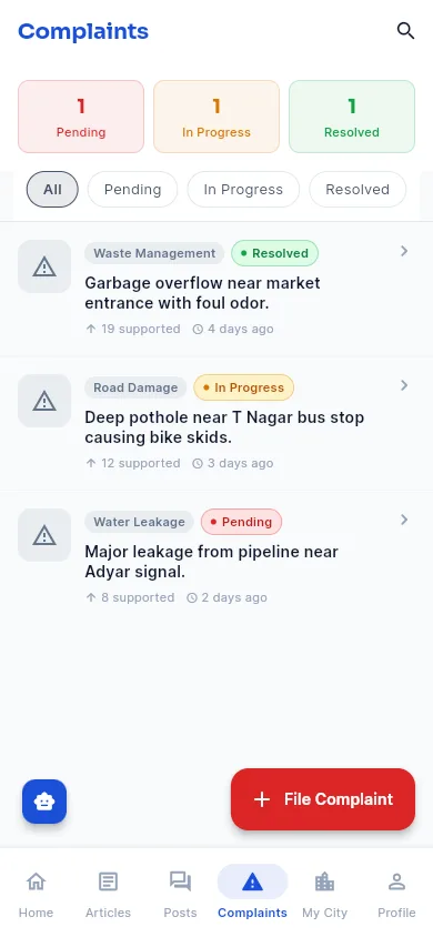 Mobile Incident Reporting